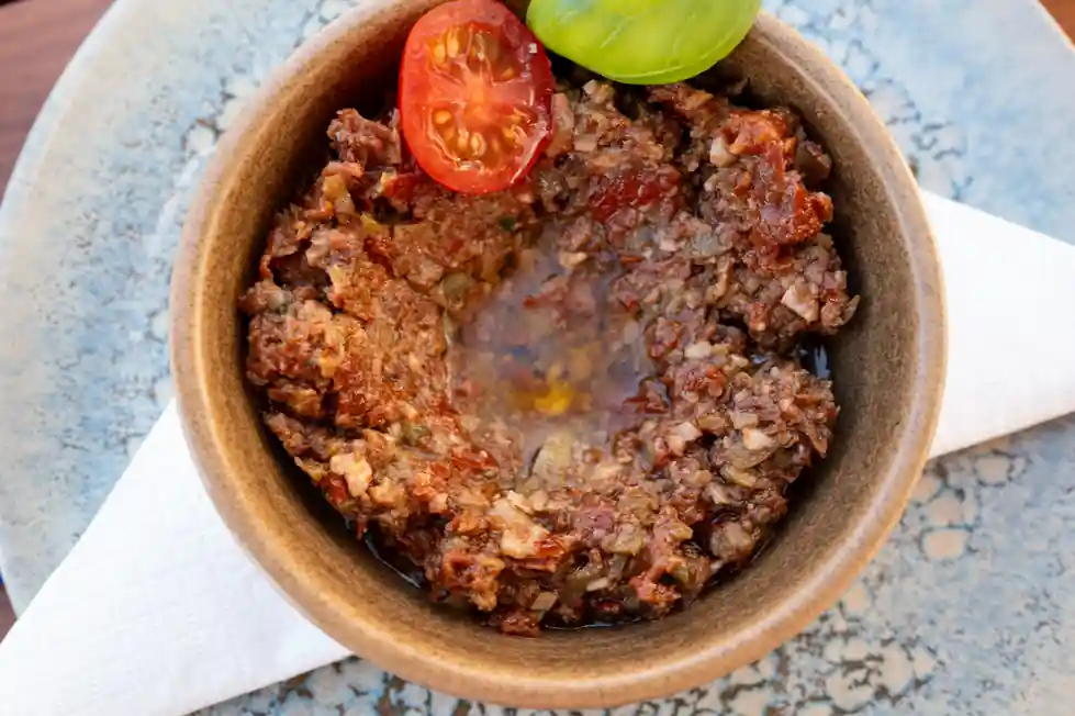 Avocado Tapenade with Mediterranean Chicken