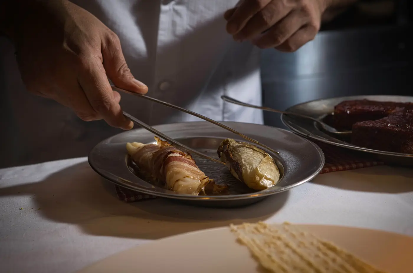 Bacon-Wrapped Halibut