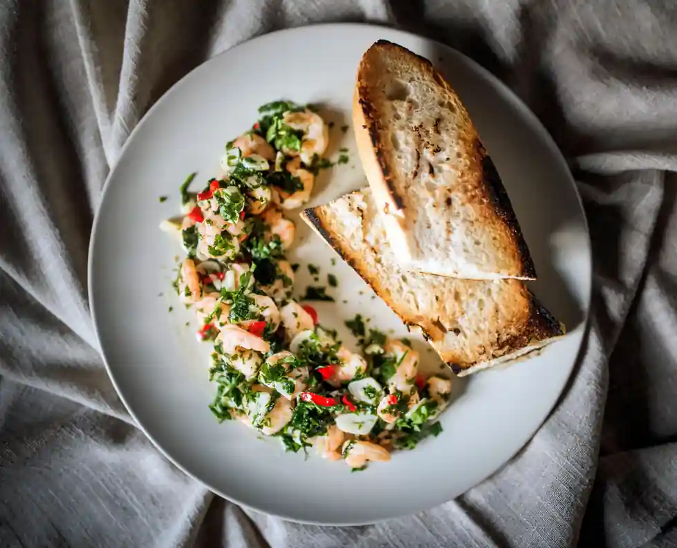 Chile-Garlic Shrimp