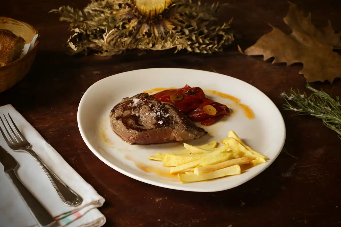 Creole Pan-Fried Flat Iron Steak