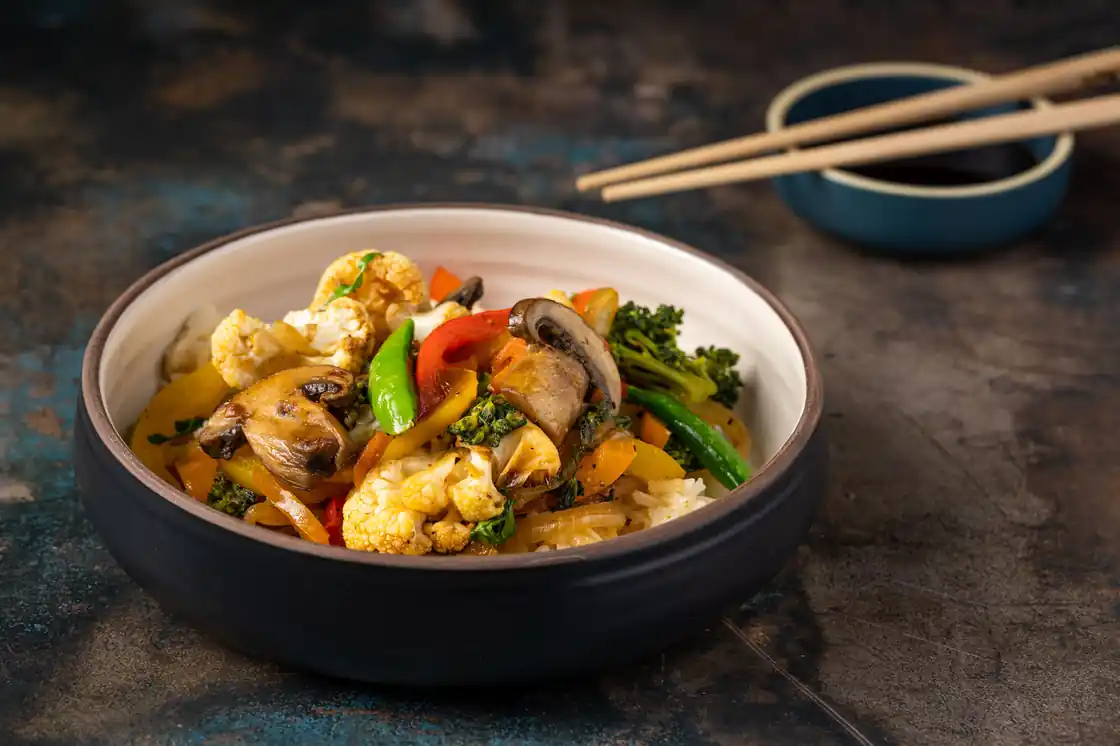 Mushrooms with a Soy Sauce Glaze