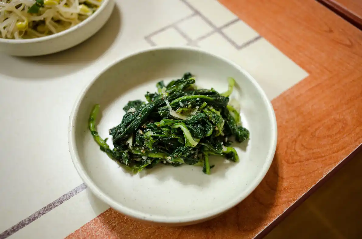 Tahini Spinach